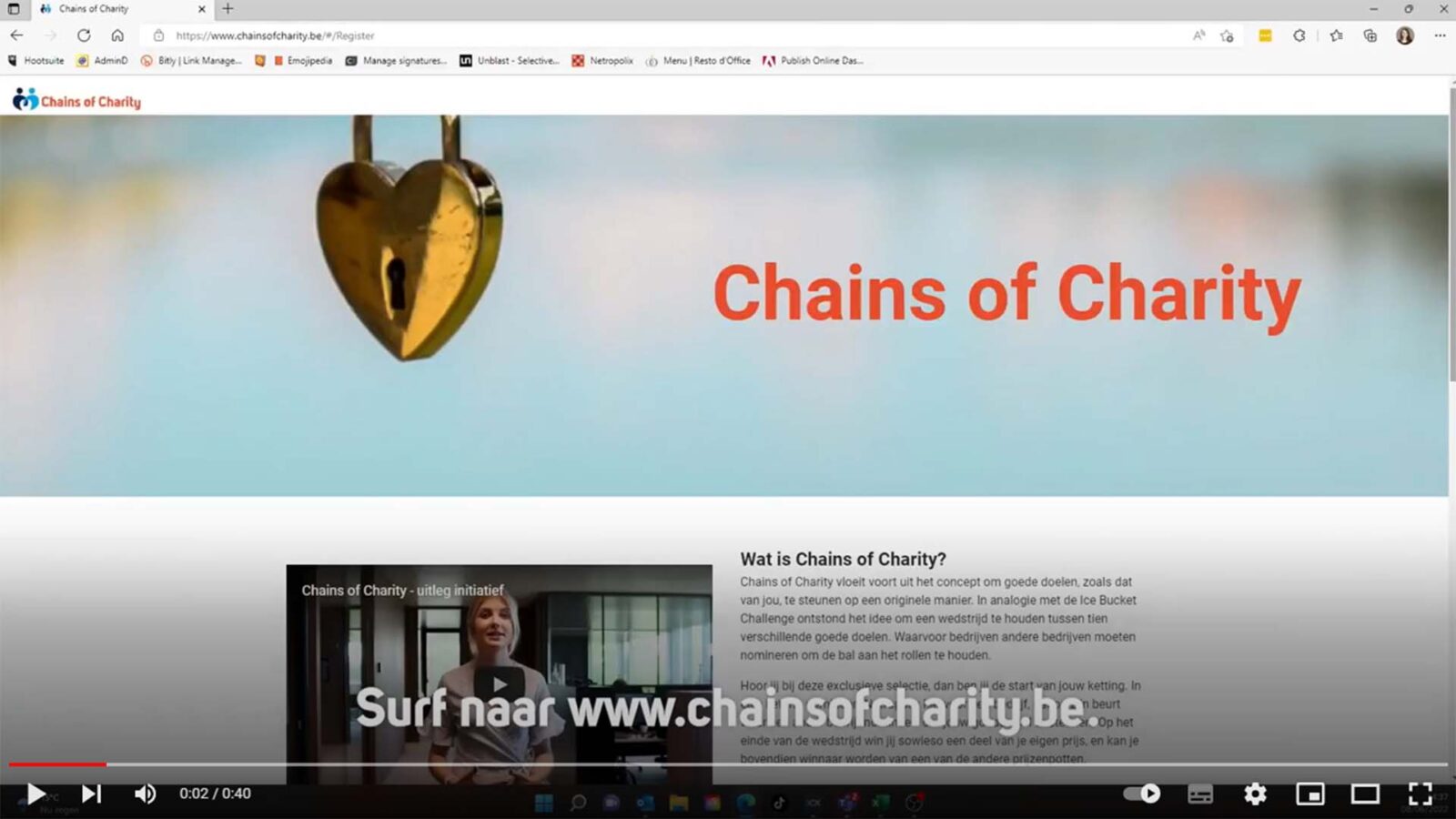 Chains of Charity Tutorial
