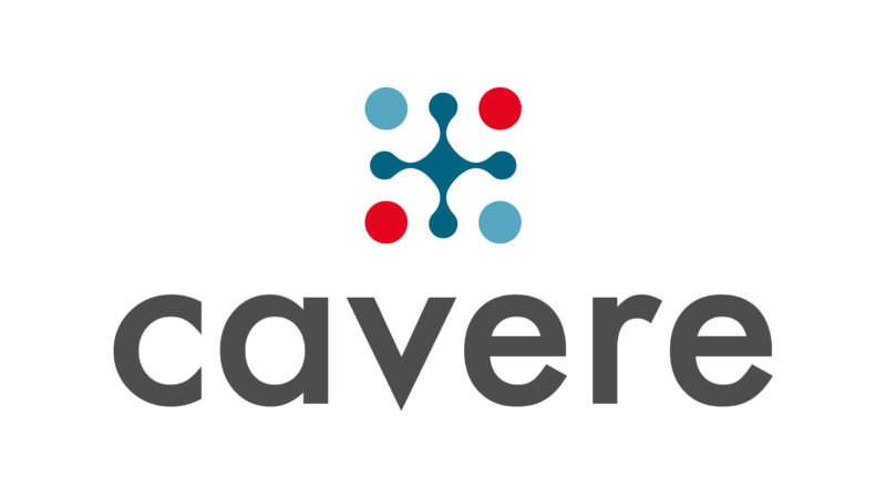 Logo Cavere wit - verticaal